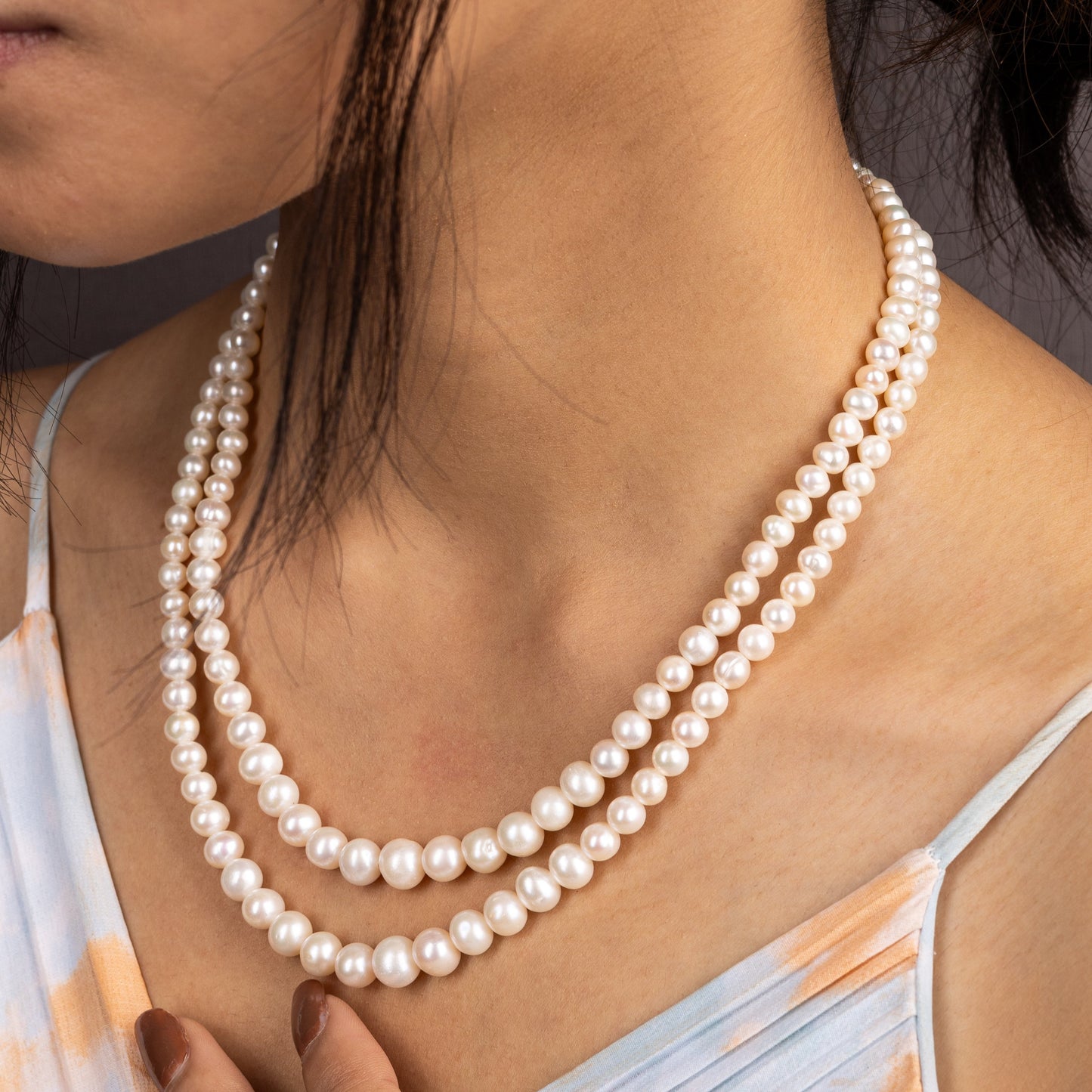 graduated pearl necklace