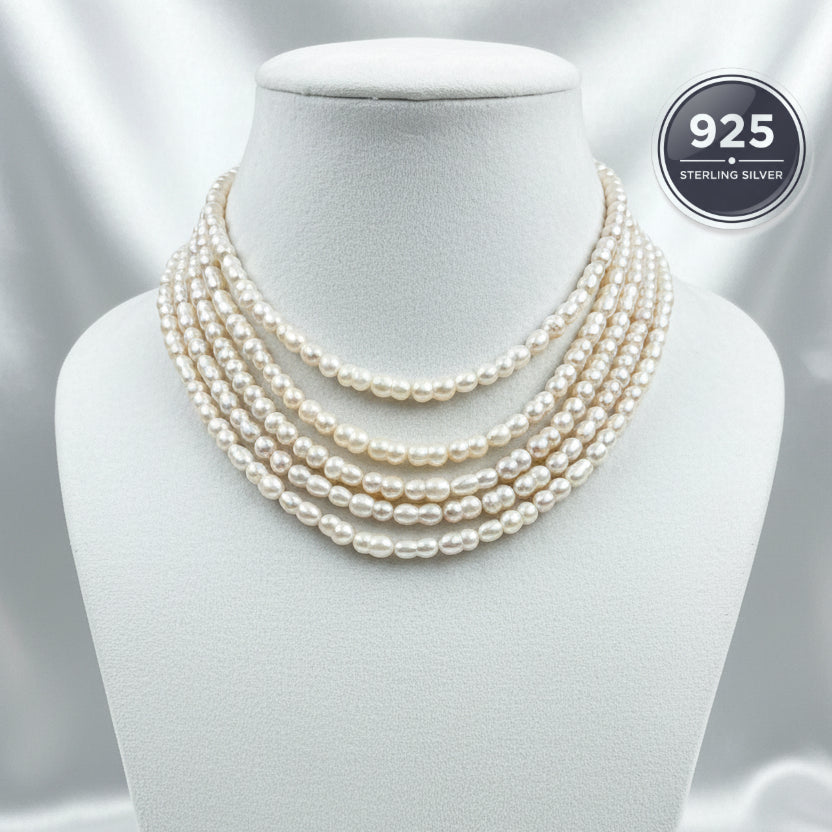 Alia Multilayer Pearl Necklace