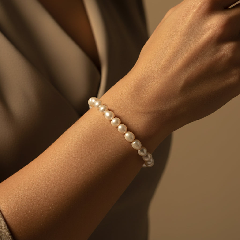 Real White Pearl bracelet