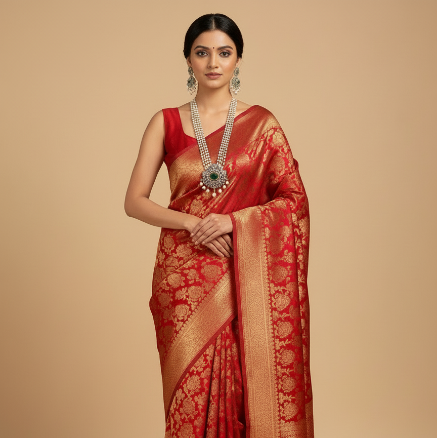 Victorian Emerald Pearl Necklace set