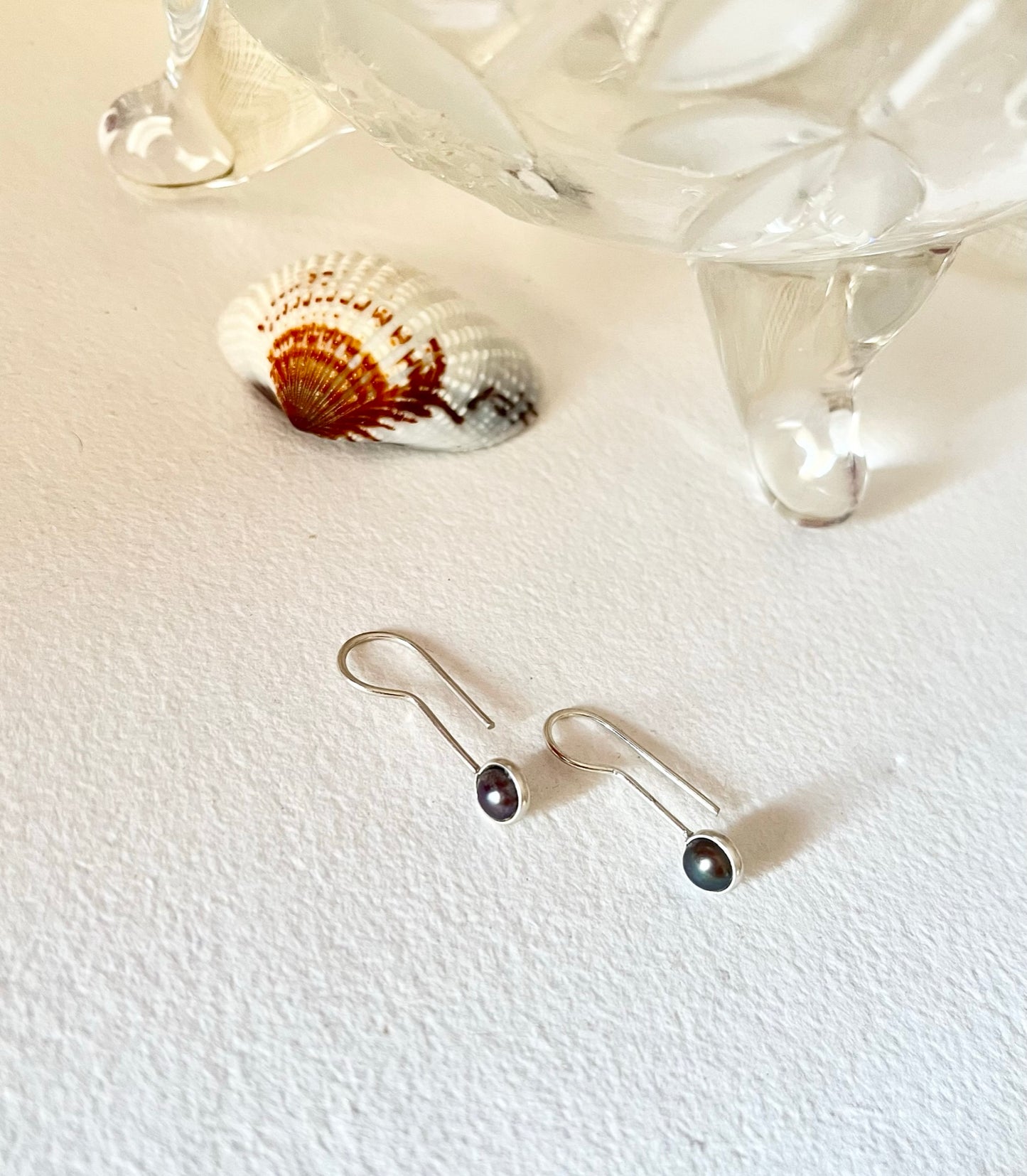 Black Pearl Earrings