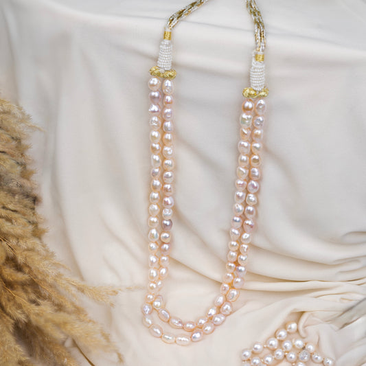 double string Pearl necklace 