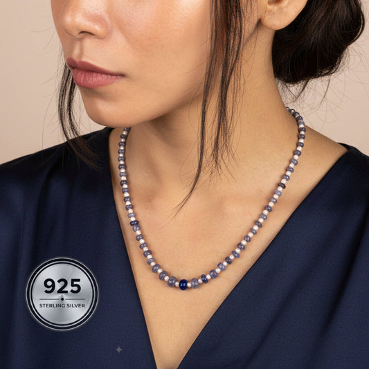 Blue Mirage Solo Tanzanite Necklace
