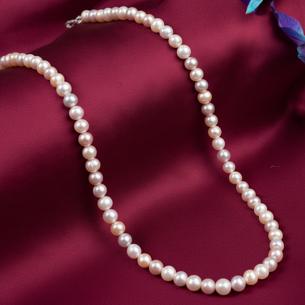 Pink Whisper Pearl Necklace