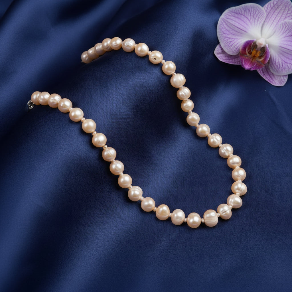 Pink Pearl Necklace