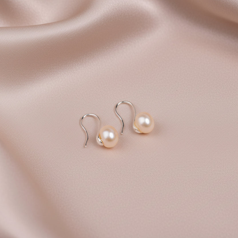 Daily wear pearl earrings