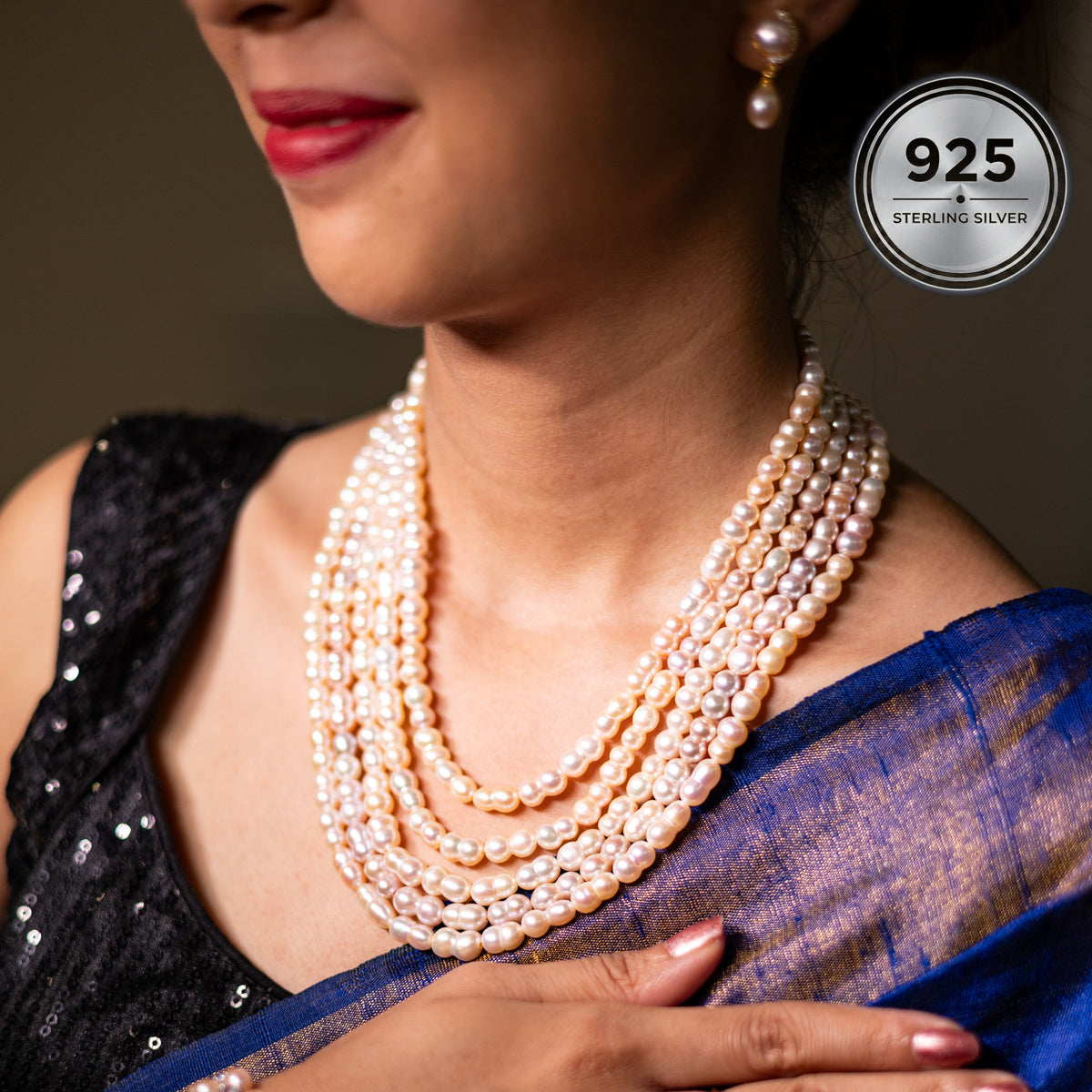 Alia Multilayer Pearl Necklace
