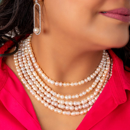 Alia Multilayer Pearl Necklace