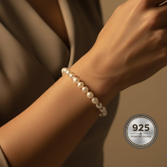 Real White Pearl bracelet 