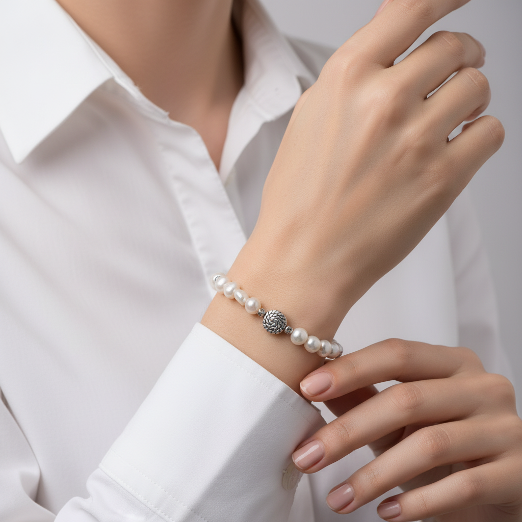 Antique Baroque Pearl Bracelet