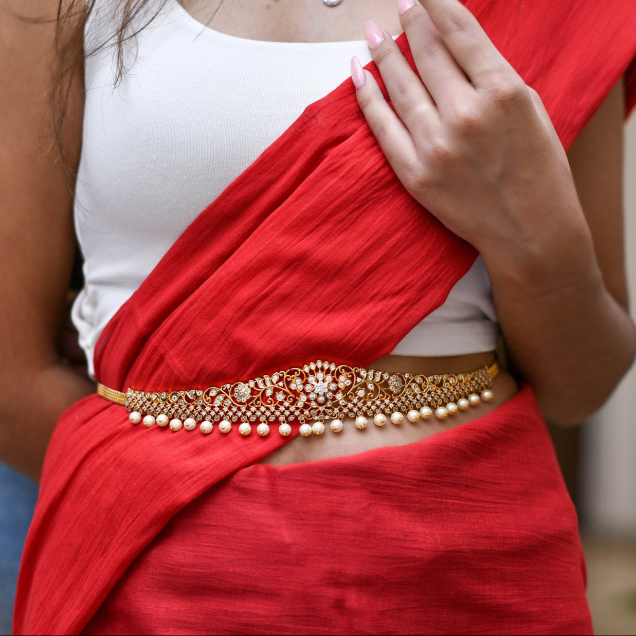 gold waist belt