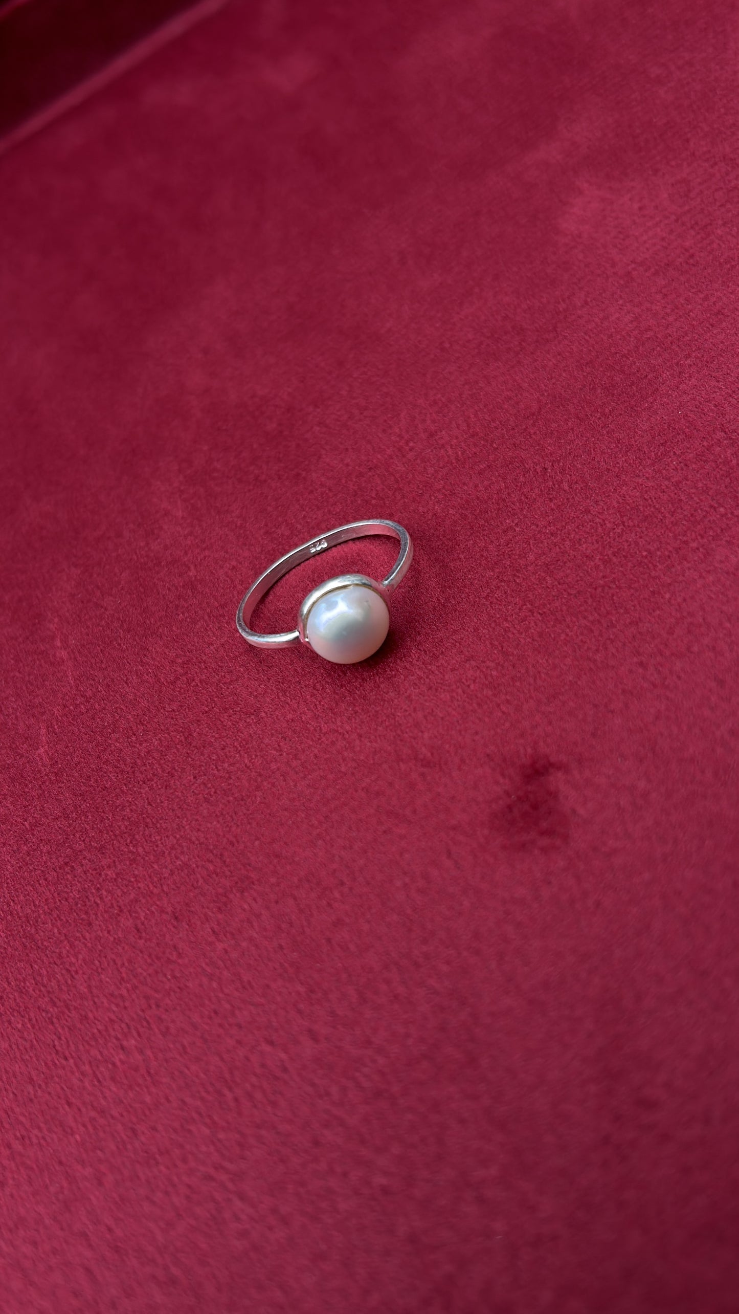Pearl Silver Ring