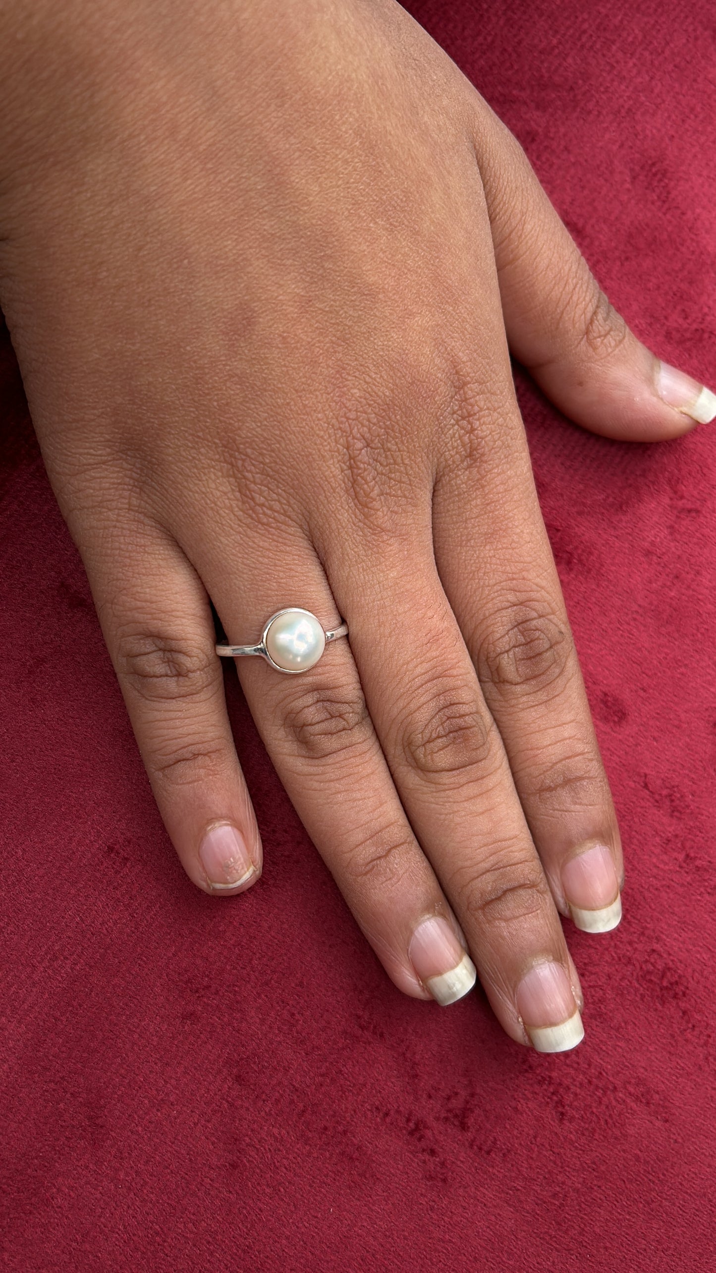Pearl Silver Ring
