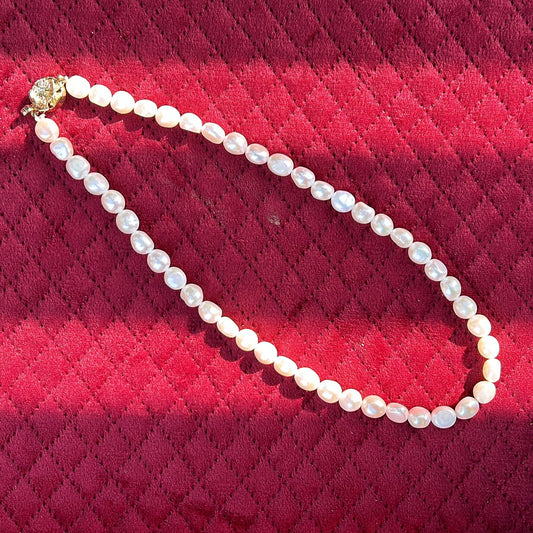 Natural Rhythm Uneven Pearl Chain
