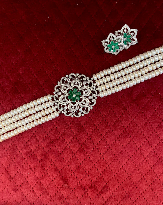 Pearl Choker Set