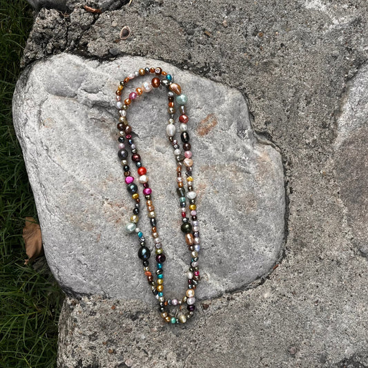 Colored Pearl Chain