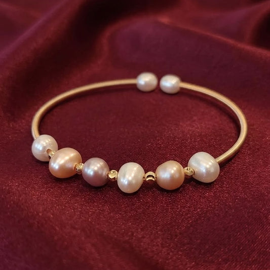 Pearl Kada Bracelet
