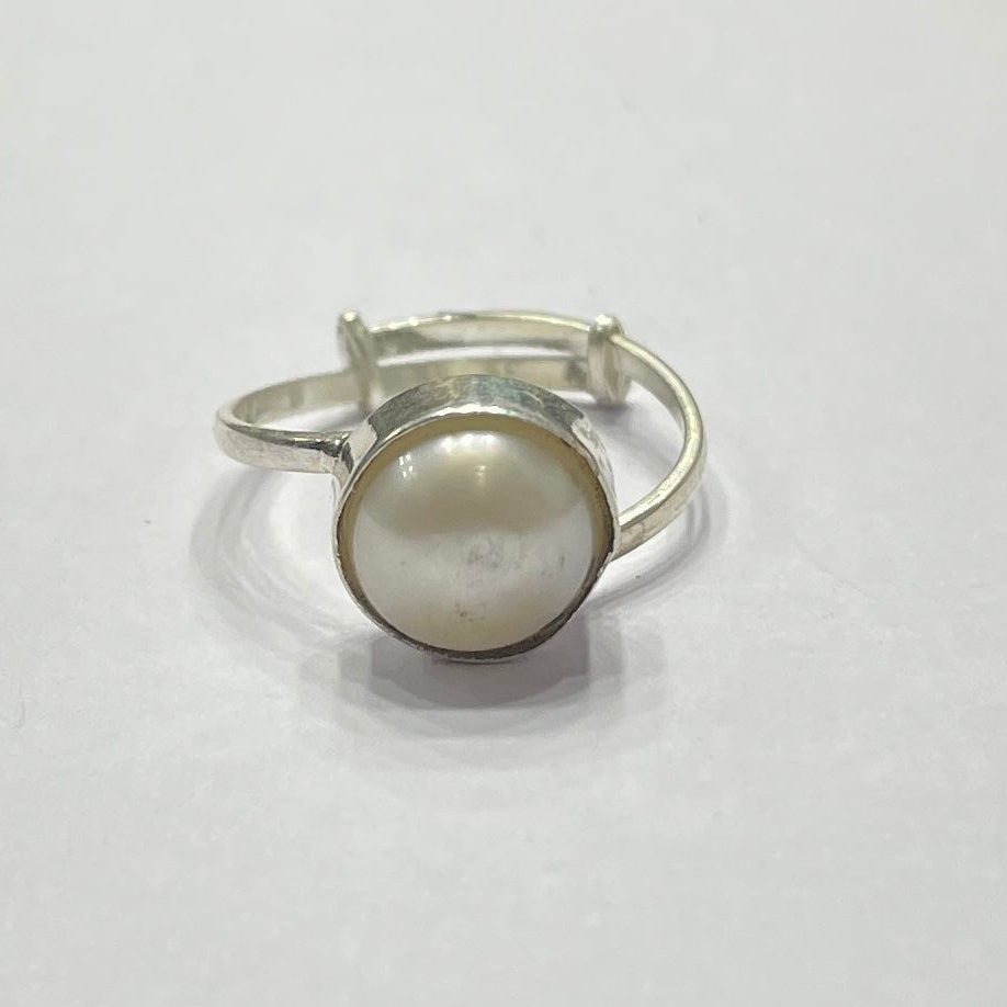 Pearl Silver Ring