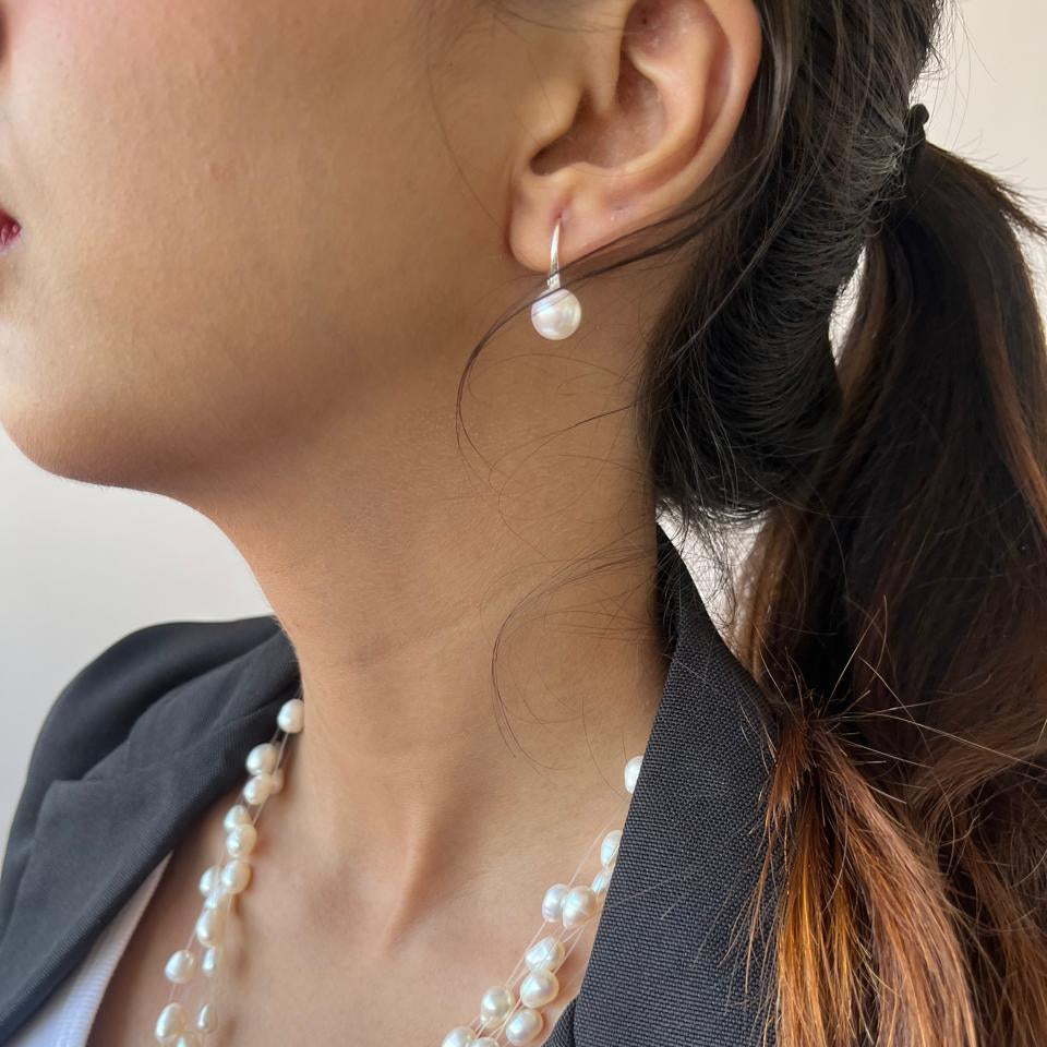Real pearl drops