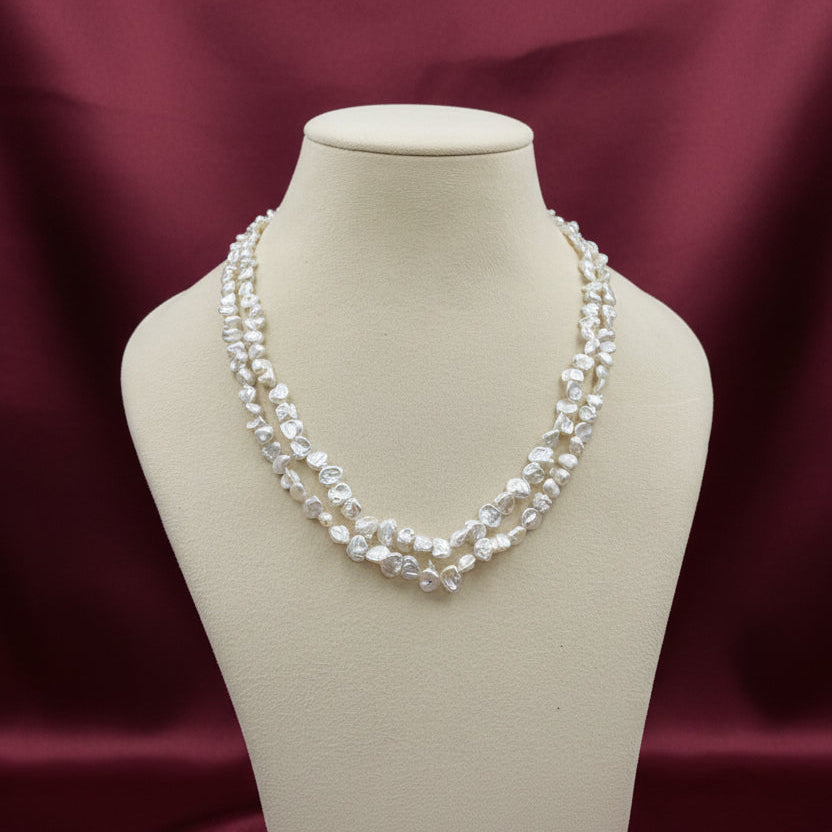 Elara Keshi Pearl Necklace