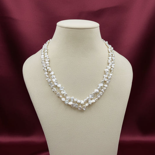 Elara Keshi Pearl Necklace