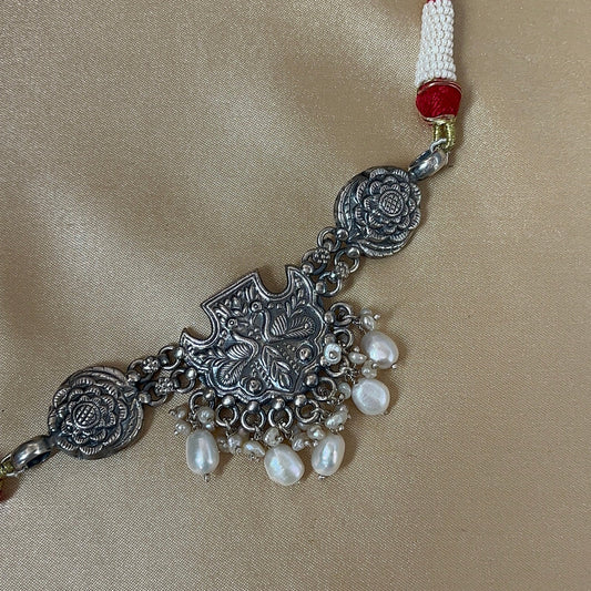Silver Choker Necklace