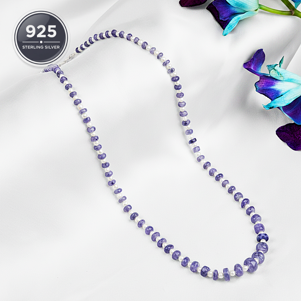 Blue Mirage Solo Tanzanite Necklace