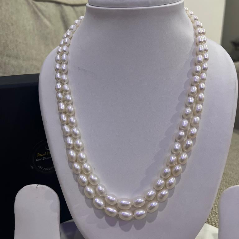 graded real  pearl necklace