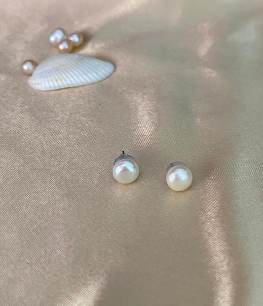 Pearl earrings